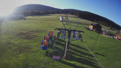 Dolní část sjezdovky Skiareálu Ramzová