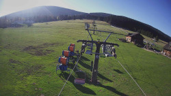 Dolní část sjezdovky Skiareálu Ramzová