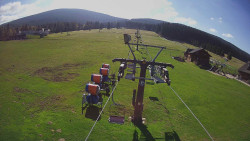 Dolní část sjezdovky Skiareálu Ramzová