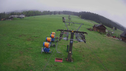 Dolní část sjezdovky Skiareálu Ramzová