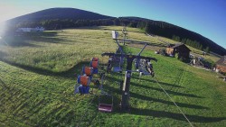 Dolní část sjezdovky Skiareálu Ramzová