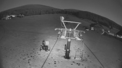Unterer Teil der Skipiste im Skigebiet Ramzová