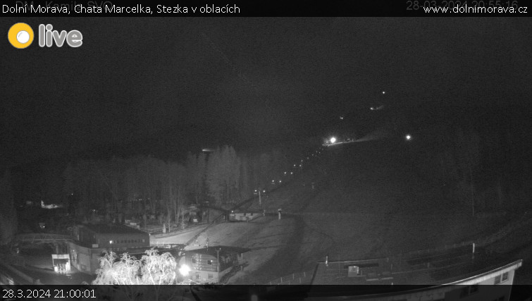 Dolní Morava - Chata Marcelka, Stezka v oblacích - 28.3.2024 v 21:00