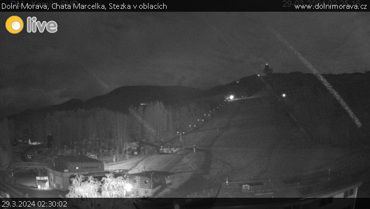 Dolní Morava - Chata Marcelka, Stezka v oblacích - 29.3.2024 v 02:30