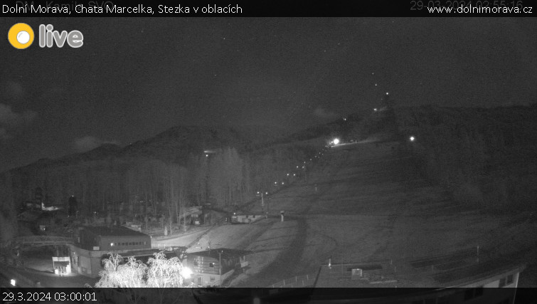 Dolní Morava - Chata Marcelka, Stezka v oblacích - 29.3.2024 v 03:00