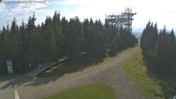 Pfad in den Wolken