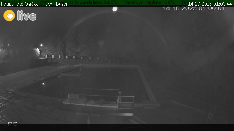 Koupaliště Osíčko - Hlavní bazen - 14.10.2025 v 01:00 Koupaliště Osíčko - Hlavní bazen - 14.10.2025 v 01:00