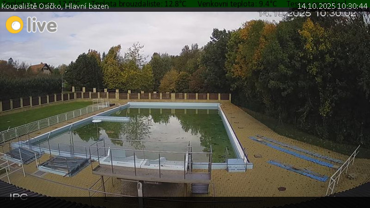 Koupaliště Osíčko - Hlavní bazen - 14.10.2025 v 10:30 Koupaliště Osíčko - Hlavní bazen - 14.10.2025 v 10:30