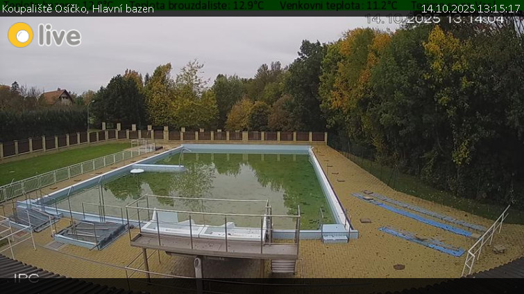Koupaliště Osíčko - Hlavní bazen - 14.10.2025 v 13:15 Koupaliště Osíčko - Hlavní bazen - 14.10.2025 v 13:15