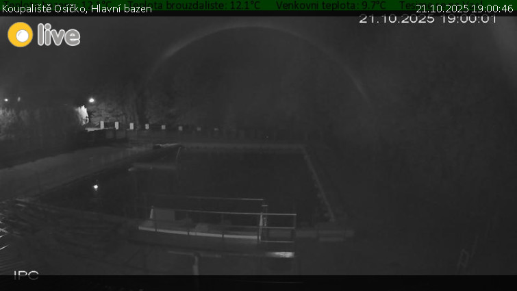 Koupaliště Osíčko - Hlavní bazen - 21.10.2025 v 19:00 Koupaliště Osíčko - Hlavní bazen - 21.10.2025 v 19:00
