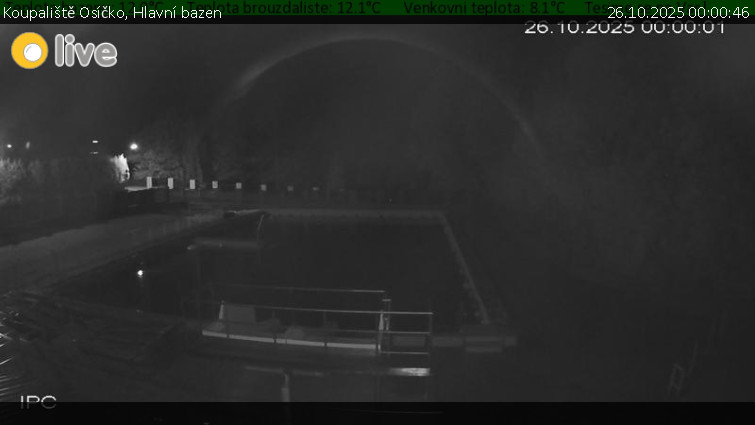 Koupaliště Osíčko - Hlavní bazen - 26.10.2025 v 00:00 Koupaliště Osíčko - Hlavní bazen - 26.10.2025 v 00:00