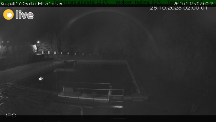 Koupaliště Osíčko - Hlavní bazen - 26.10.2025 v 02:00 Koupaliště Osíčko - Hlavní bazen - 26.10.2025 v 02:00