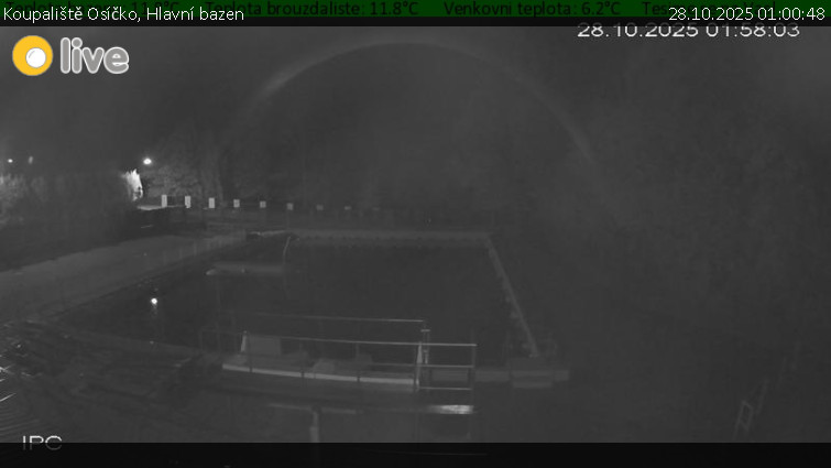 Koupaliště Osíčko - Hlavní bazen - 28.10.2025 v 01:00 Koupaliště Osíčko - Hlavní bazen - 28.10.2025 v 01:00