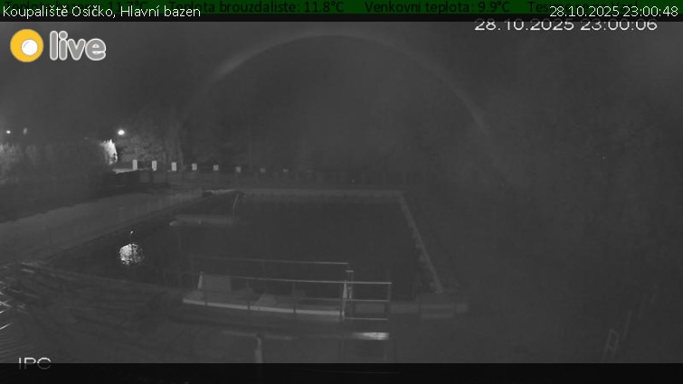 Koupaliště Osíčko - Hlavní bazen - 28.10.2025 v 23:00 Koupaliště Osíčko - Hlavní bazen - 28.10.2025 v 23:00