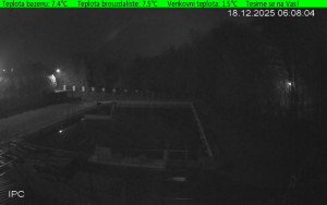 Koupaliště Osíčko - Hlavní bazen - 18.12.2025 v 06:15 Koupaliště Osíčko - Hlavní bazen - 18.12.2025 v 06:15