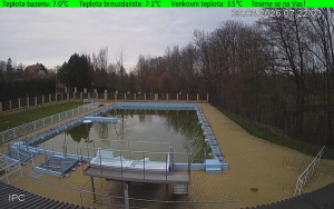 Koupaliště Osíčko - Hlavní bazen - 30.3.2026 v 07:30 Koupaliště Osíčko - Hlavní bazen - 30.3.2026 v 07:30