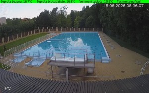 Koupaliště Osíčko - Hlavní bazen - 15.6.2026 v 05:45 Koupaliště Osíčko - Hlavní bazen - 15.6.2026 v 05:45