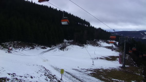 Skiareál Klínovec - Sjezdovka Jáchymovská, lanovka Prima Express - 8.12.2025 v 08:01 Skiareál Klínovec - Sjezdovka Jáchymovská, lanovka Prima Express - 8.12.2025 v 08:01