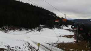 Skiareál Klínovec - Sjezdovka Jáchymovská, lanovka Prima Express - 8.12.2025 v 09:31 Skiareál Klínovec - Sjezdovka Jáchymovská, lanovka Prima Express - 8.12.2025 v 09:31