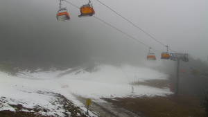 Skiareál Klínovec - Sjezdovka Jáchymovská, lanovka Prima Express - 8.12.2025 v 14:01 Skiareál Klínovec - Sjezdovka Jáchymovská, lanovka Prima Express - 8.12.2025 v 14:01