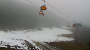 Skiareál Klínovec - Sjezdovka Jáchymovská, lanovka Prima Express - 8.12.2025 v 14:31 Skiareál Klínovec - Sjezdovka Jáchymovská, lanovka Prima Express - 8.12.2025 v 14:31