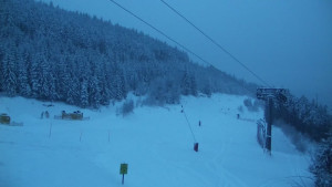 Skiareál Klínovec - Sjezdovka Jáchymovská, lanovka Prima Express - 10.1.2026 v 07:31 Skiareál Klínovec - Sjezdovka Jáchymovská, lanovka Prima Express - 10.1.2026 v 07:31