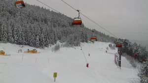 Skiareál Klínovec - Sjezdovka Jáchymovská, lanovka Prima Express - 10.1.2026 v 08:31 Skiareál Klínovec - Sjezdovka Jáchymovská, lanovka Prima Express - 10.1.2026 v 08:31