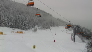 Skiareál Klínovec - Sjezdovka Jáchymovská, lanovka Prima Express - 10.1.2026 v 09:01 Skiareál Klínovec - Sjezdovka Jáchymovská, lanovka Prima Express - 10.1.2026 v 09:01