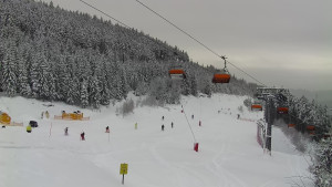 Skiareál Klínovec - Sjezdovka Jáchymovská, lanovka Prima Express - 10.1.2026 v 09:31 Skiareál Klínovec - Sjezdovka Jáchymovská, lanovka Prima Express - 10.1.2026 v 09:31