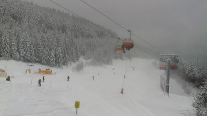 Skiareál Klínovec - Sjezdovka Jáchymovská, lanovka Prima Express - 10.1.2026 v 13:31 Skiareál Klínovec - Sjezdovka Jáchymovská, lanovka Prima Express - 10.1.2026 v 13:31