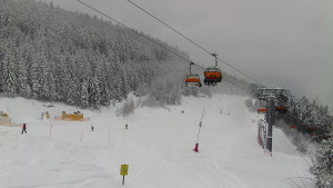 Skiareál Klínovec - Sjezdovka Jáchymovská, lanovka Prima Express - 10.1.2026 v 13:45 Skiareál Klínovec - Sjezdovka Jáchymovská, lanovka Prima Express - 10.1.2026 v 13:45