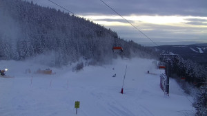 Skiareál Klínovec - Sjezdovka Jáchymovská, lanovka Prima Express - 10.1.2026 v 16:45 Skiareál Klínovec - Sjezdovka Jáchymovská, lanovka Prima Express - 10.1.2026 v 16:45