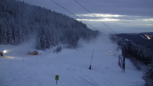 Skiareál Klínovec - Sjezdovka Jáchymovská, lanovka Prima Express - 10.1.2026 v 17:01 Skiareál Klínovec - Sjezdovka Jáchymovská, lanovka Prima Express - 10.1.2026 v 17:01