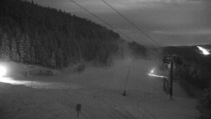 Skiareál Klínovec - Sjezdovka Jáchymovská, lanovka Prima Express - 10.1.2026 v 17:31 Skiareál Klínovec - Sjezdovka Jáchymovská, lanovka Prima Express - 10.1.2026 v 17:31