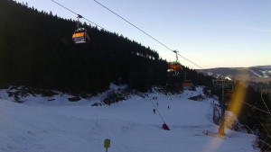 Skiareál Klínovec - Sjezdovka Jáchymovská, lanovka Prima Express - 25.2.2026 v 09:31 Skiareál Klínovec - Sjezdovka Jáchymovská, lanovka Prima Express - 25.2.2026 v 09:31