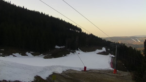 Skiareál Klínovec - Sjezdovka Jáchymovská, lanovka Prima Express - 22.3.2026 v 07:31 Skiareál Klínovec - Sjezdovka Jáchymovská, lanovka Prima Express - 22.3.2026 v 07:31