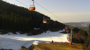 Skiareál Klínovec - Sjezdovka Jáchymovská, lanovka Prima Express - 22.3.2026 v 09:01 Skiareál Klínovec - Sjezdovka Jáchymovská, lanovka Prima Express - 22.3.2026 v 09:01