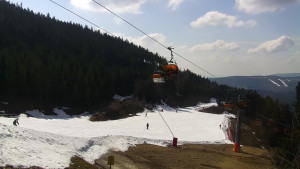 Skiareál Klínovec - Sjezdovka Jáchymovská, lanovka Prima Express - 22.3.2026 v 12:01 Skiareál Klínovec - Sjezdovka Jáchymovská, lanovka Prima Express - 22.3.2026 v 12:01