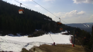 Skiareál Klínovec - Sjezdovka Jáchymovská, lanovka Prima Express - 22.3.2026 v 12:15 Skiareál Klínovec - Sjezdovka Jáchymovská, lanovka Prima Express - 22.3.2026 v 12:15