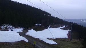 Skiareál Klínovec - Sjezdovka Jáchymovská, lanovka Prima Express - 12.4.2026 v 06:31 Skiareál Klínovec - Sjezdovka Jáchymovská, lanovka Prima Express - 12.4.2026 v 06:31