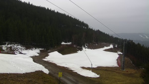 Skiareál Klínovec - Sjezdovka Jáchymovská, lanovka Prima Express - 12.4.2026 v 07:15 Skiareál Klínovec - Sjezdovka Jáchymovská, lanovka Prima Express - 12.4.2026 v 07:15