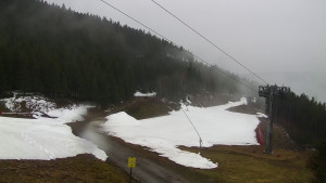 Skiareál Klínovec - Sjezdovka Jáchymovská, lanovka Prima Express - 12.4.2026 v 07:45 Skiareál Klínovec - Sjezdovka Jáchymovská, lanovka Prima Express - 12.4.2026 v 07:45