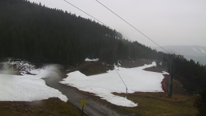 Skiareál Klínovec - Sjezdovka Jáchymovská, lanovka Prima Express - 12.4.2026 v 08:01 Skiareál Klínovec - Sjezdovka Jáchymovská, lanovka Prima Express - 12.4.2026 v 08:01