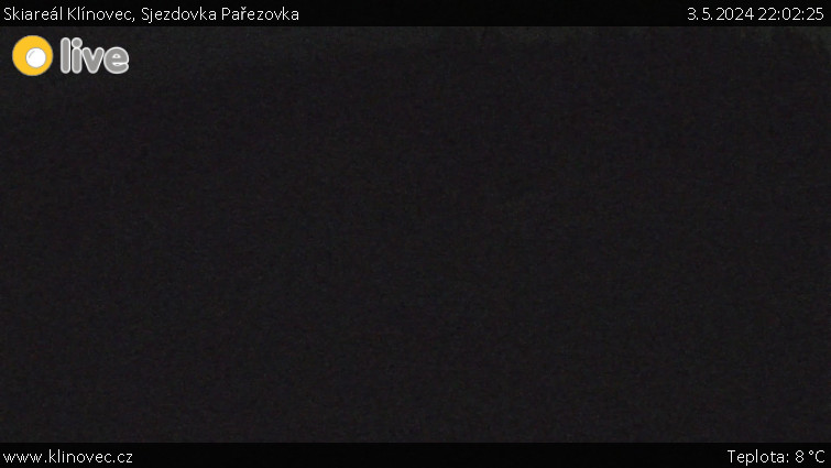 Skiareál Klínovec - Sjezdovka Pařezovka, lanovka CineStar Express - 3.5.2024 v 22:02