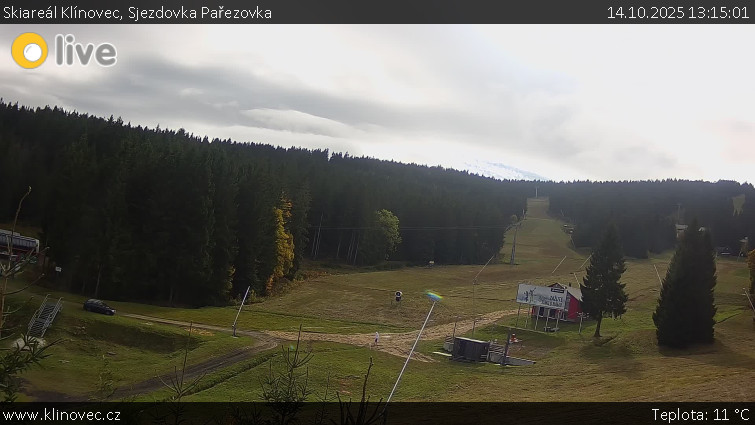 Skiareál Klínovec - Sjezdovka Pařezovka, lanovka CineStar Express - 14.10.2025 v 13:15 Skiareál Klínovec - Sjezdovka Pařezovka, lanovka CineStar Express - 14.10.2025 v 13:15