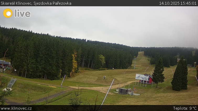 Skiareál Klínovec - Sjezdovka Pařezovka, lanovka CineStar Express - 14.10.2025 v 15:45 Skiareál Klínovec - Sjezdovka Pařezovka, lanovka CineStar Express - 14.10.2025 v 15:45