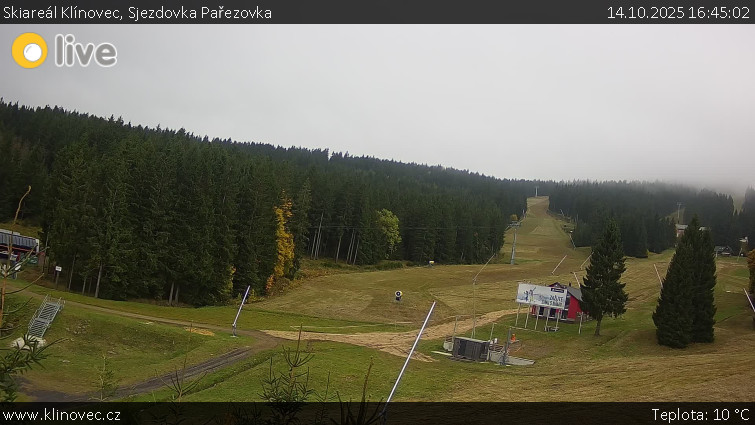 Skiareál Klínovec - Sjezdovka Pařezovka, lanovka CineStar Express - 14.10.2025 v 16:45 Skiareál Klínovec - Sjezdovka Pařezovka, lanovka CineStar Express - 14.10.2025 v 16:45