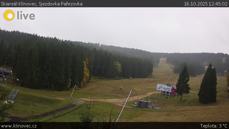Skiareál Klínovec - Sjezdovka Pařezovka, lanovka CineStar Express - 16.10.2025 v 12:45 Skiareál Klínovec - Sjezdovka Pařezovka, lanovka CineStar Express - 16.10.2025 v 12:45