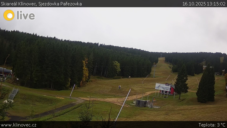 Skiareál Klínovec - Sjezdovka Pařezovka, lanovka CineStar Express - 16.10.2025 v 13:15 Skiareál Klínovec - Sjezdovka Pařezovka, lanovka CineStar Express - 16.10.2025 v 13:15
