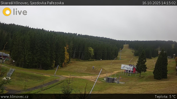 Skiareál Klínovec - Sjezdovka Pařezovka, lanovka CineStar Express - 16.10.2025 v 14:15 Skiareál Klínovec - Sjezdovka Pařezovka, lanovka CineStar Express - 16.10.2025 v 14:15
